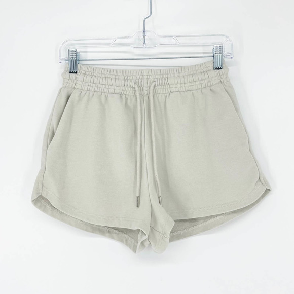 H&M Pants - H&M High-Waisted Cream Lounge Shorts Size Small